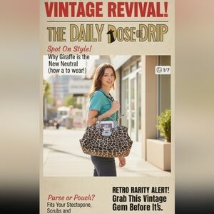 GUESS Giraffe Print Women's Bag